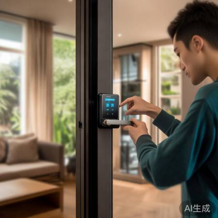 佳盾指纹锁密码更换,安全又方便