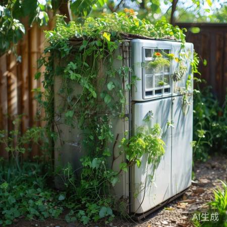 旧冰箱变温室，环保又节能