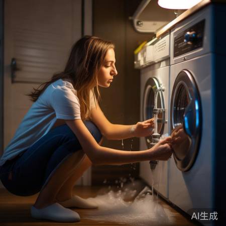 定期查排水管,保洗衣机畅顺。