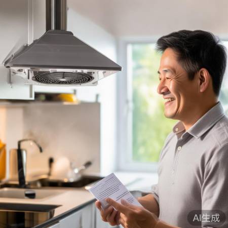 “售后保障，油烟机稳定无忧”