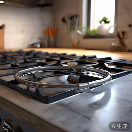 燃气灶铁丝圈清洁勿拉伸，破损速