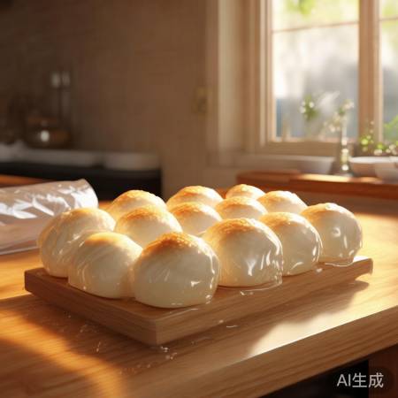 “通风保存防潮，保鲜膜保湿包子