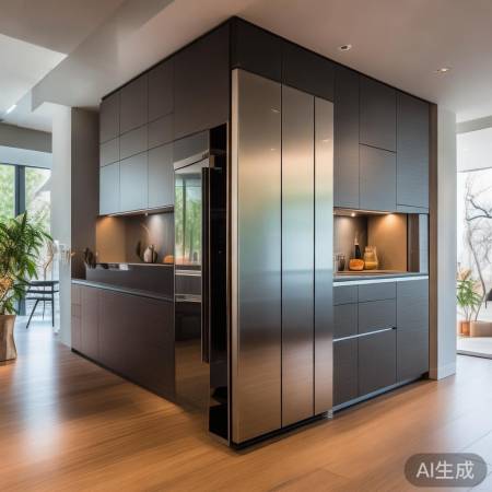 隐藏冰箱,厨房空间新潮流