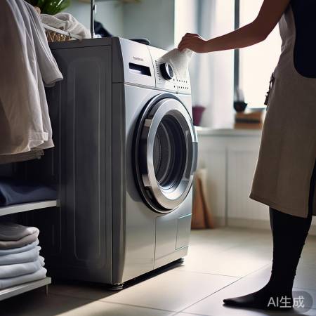 洗衣机噪音少，摆放清洁很重要。