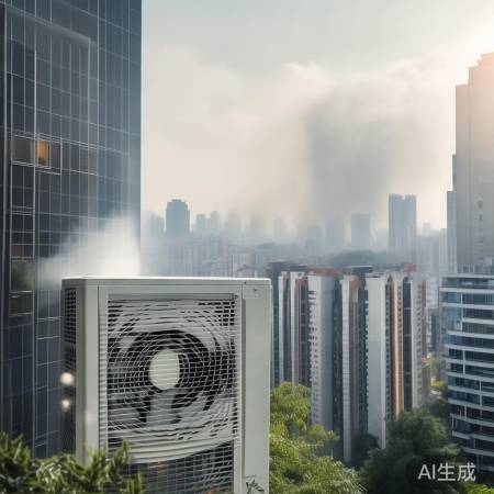 室外空气不总清新,空调外机吹风