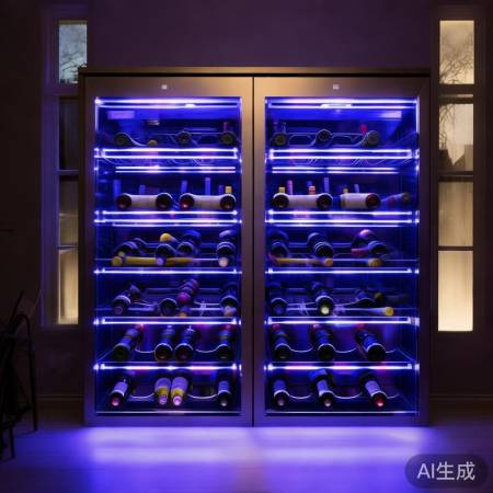 红酒柜LED照明，浪漫视觉盛宴