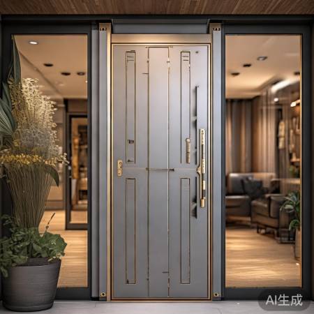 家装关键：防盗门双锁芯，安全时