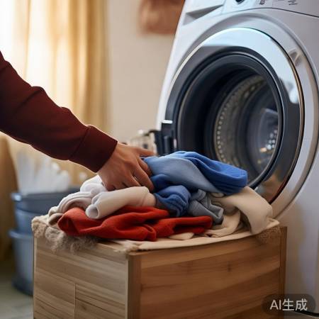 洗衣前检衣物,分类洗涤更佳。