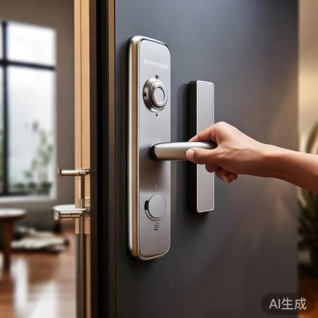 “三星指纹锁，便捷生活新选择”