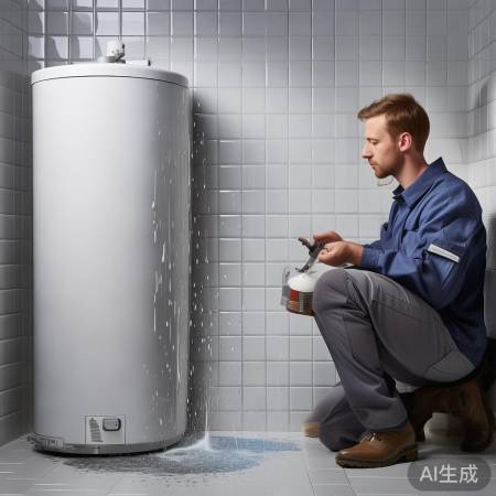 热水器漏，换密封圈，查管道紧固