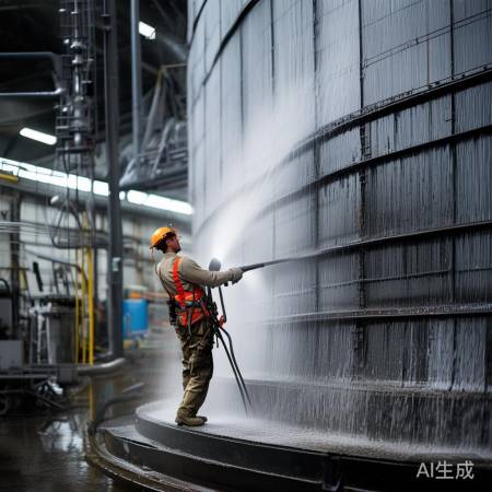 清洁冷却塔，全面维护降温设备。