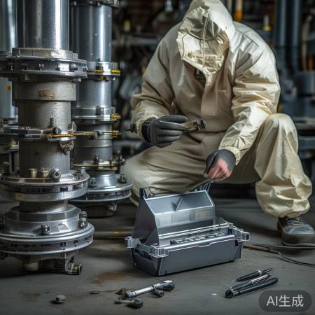 拆减压阀，螺丝拧下，检查内部。