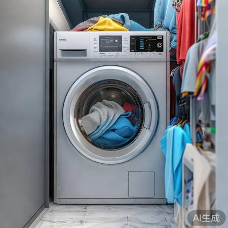 智能洗衣机，一键洗衣新体验