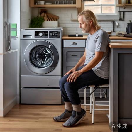 智能洗衣机助残友便捷洗衣,操作