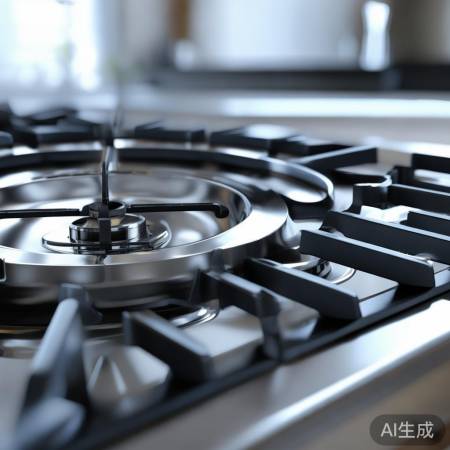 燃气灶内圈孔洞助燃气均匀燃烧