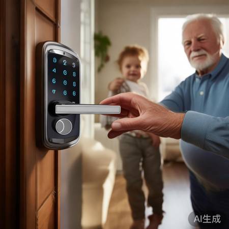 智能锁便捷解锁,贴心守护家安全