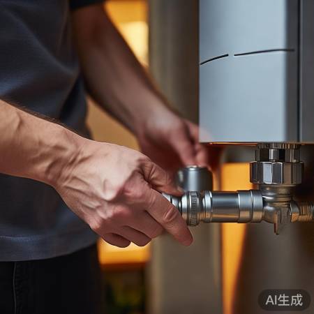 关闭壁挂炉出水阀,防止热水循环