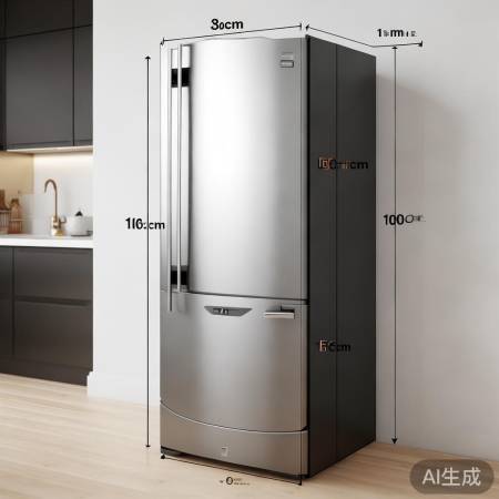 冰箱预留长度：冰箱尺寸+调整建
