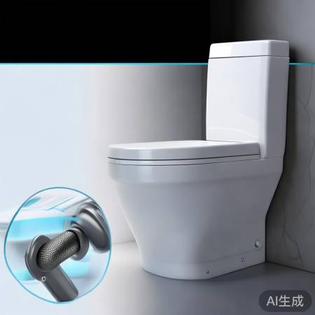 智能马桶易清洁，维护轻松。