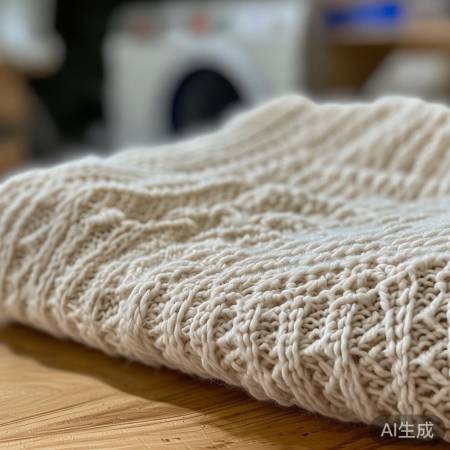 天然纤维毛衣忌洗衣机甩干,易变