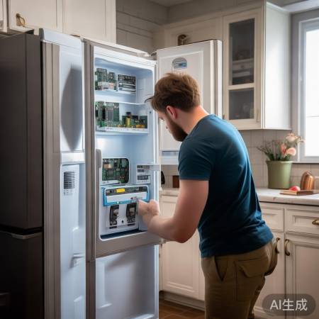 冰箱灯不亮,查电路板或请修工。