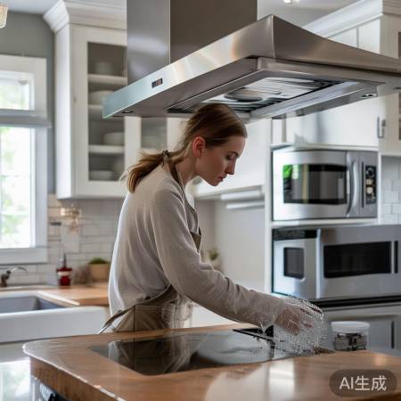 每月清洗油烟机，清新厨房更长寿