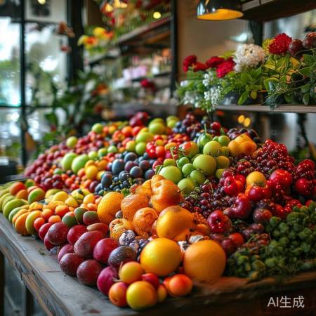 食物摆放：美观又卫生