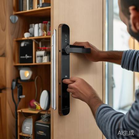 安装智能锁，注意安全，选品牌。