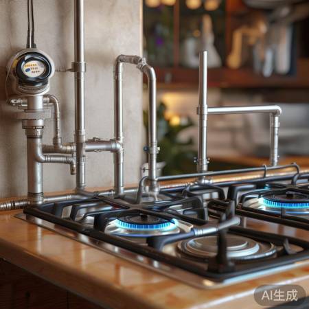 双灶燃气灶需两管道，距离考量不