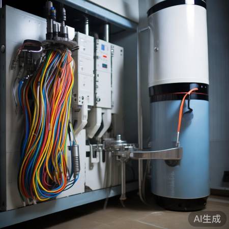 热水系统三要素:电源线、热水器