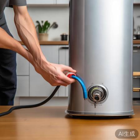 热水器电源接口连接步骤