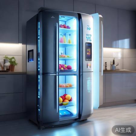 “全福德冰箱，智能控温，清凉一
