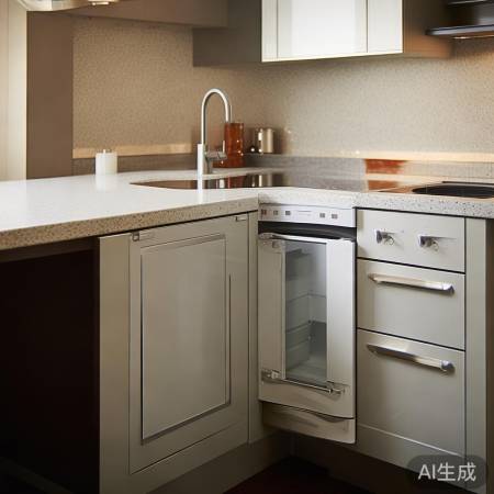 “集成灶直角设计,厨房空间大不