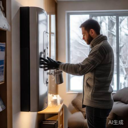 壁挂炉加水注意安全，切断电源防