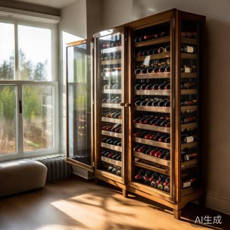 酒柜窗边储酒佳,避光暖气两相宜