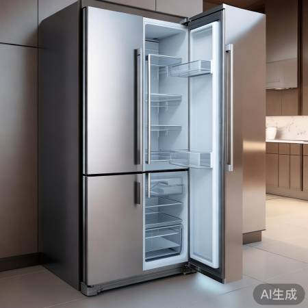 零嵌冰箱，内部空间大，布局合理