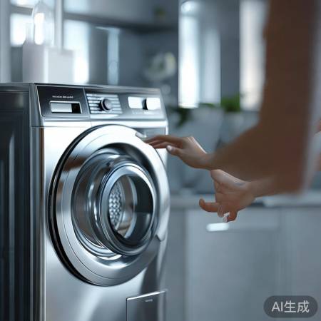 洗衣机童锁解除后，操作简便解锁