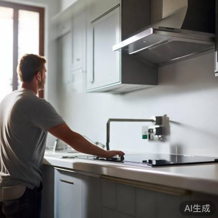 测试电源，油烟机更换成功