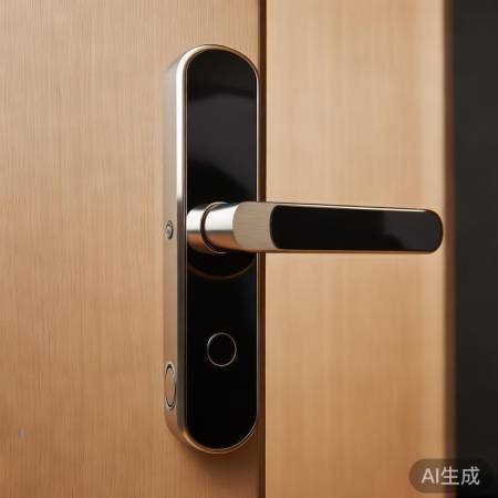 “简约时尚指纹锁，提升家居格调