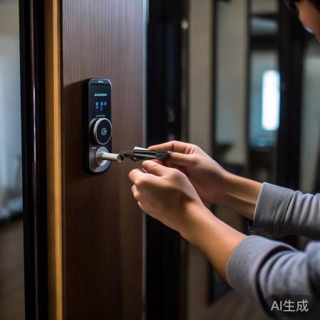 指纹锁重启后打不开？换电池试试