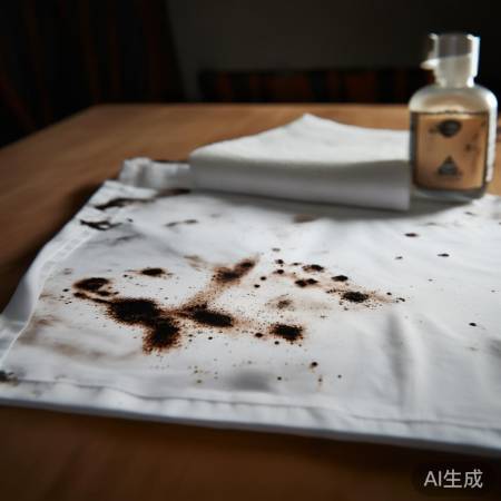 烟丝痕迹处理方法步骤