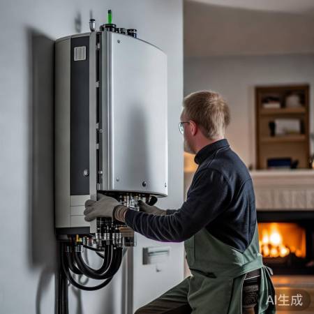 壁挂炉安装技巧:清洁接口,小心