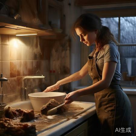 “油脂堵塞，热水软化，刷子清除