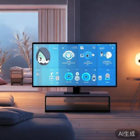 智能屏,家中智能中心,语音操控