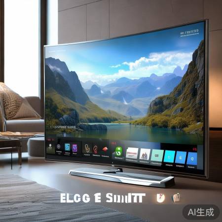 LG曲面智能电视，大屏沉浸，易