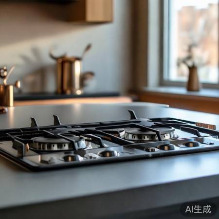 侧吸式燃气灶，省空间易清洁