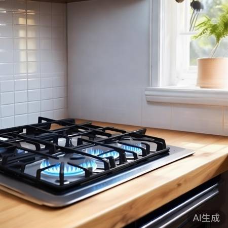 燃气灶宜保持空间，安全第一。