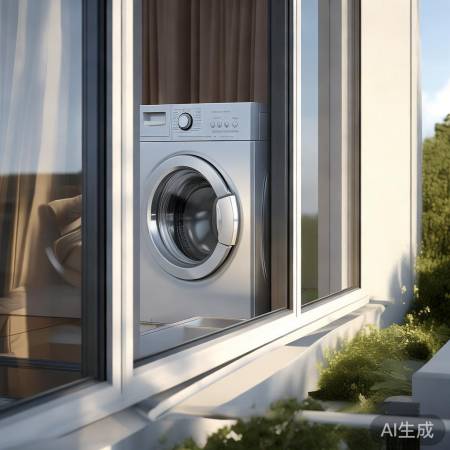 洗衣机阳台窗边放合适吗?