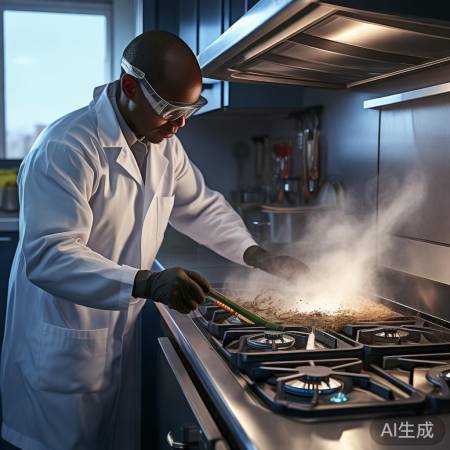 燃气灶除碳，焕然一新