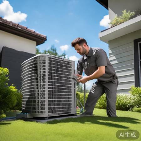 室外空调加氟贵，工具设备多。